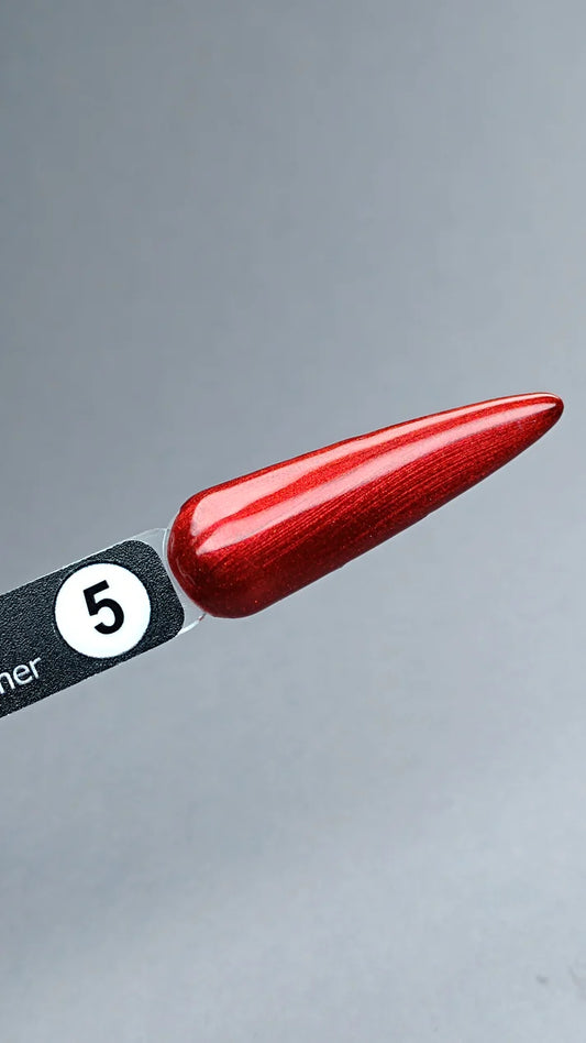 Burgundy Shimmer Gel Laky (HEMA-TPO free)