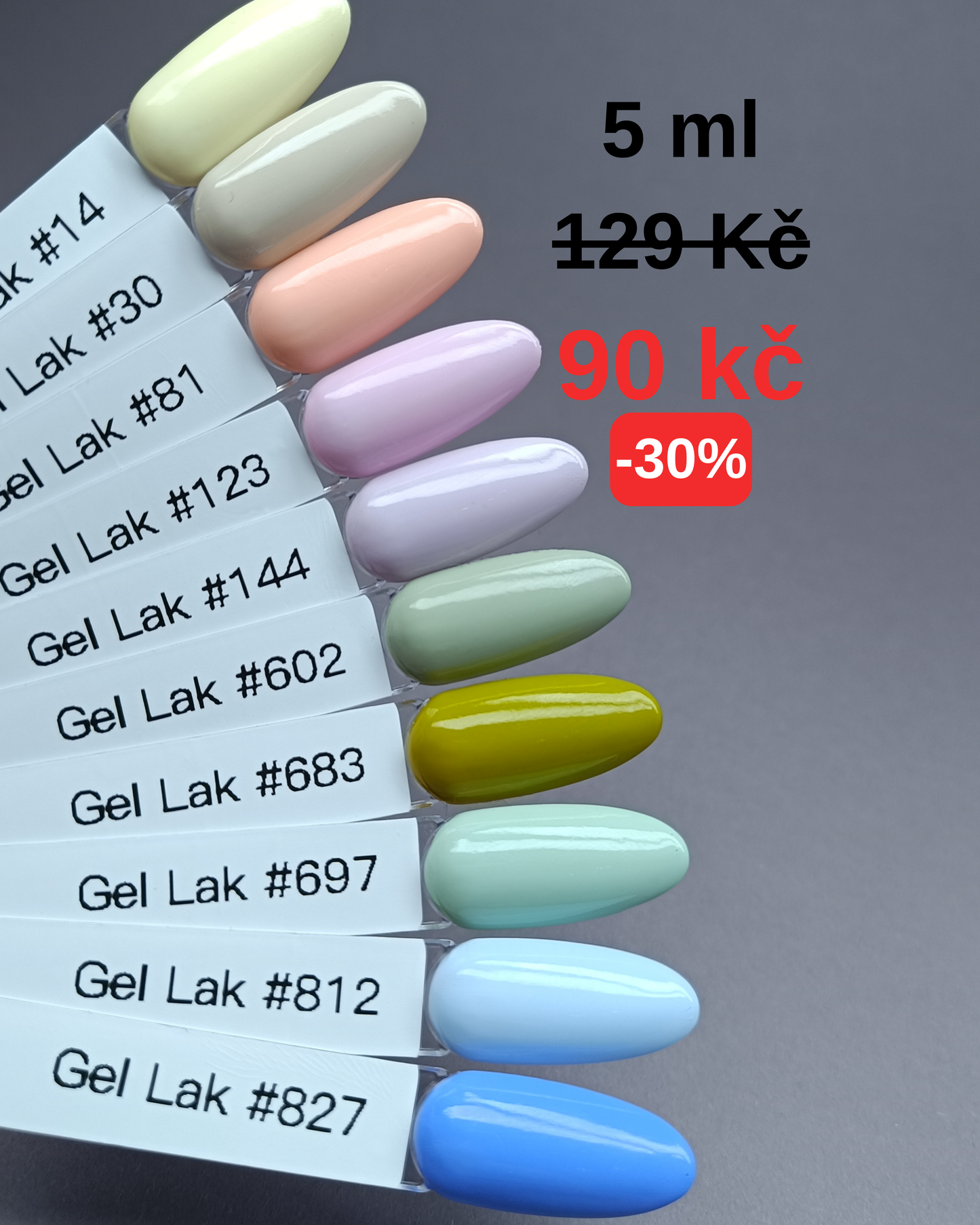 Gel Laky (HEMA-TPO free) 5 ml