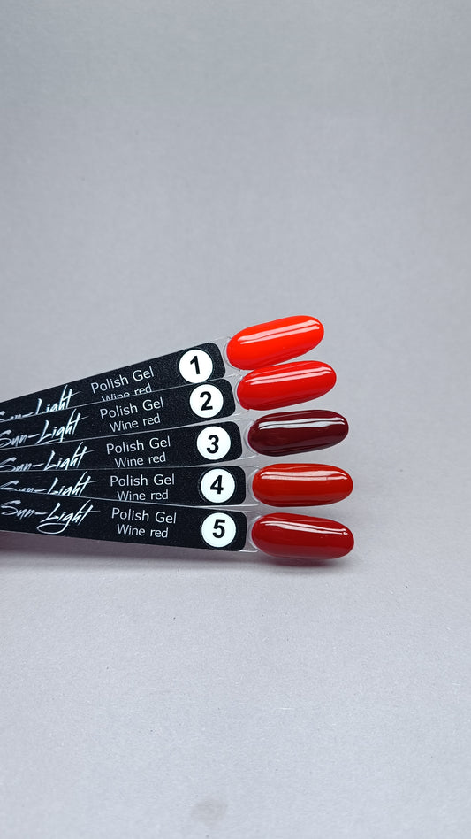 Wine Red Gel Laky (HEMA-TPO free)